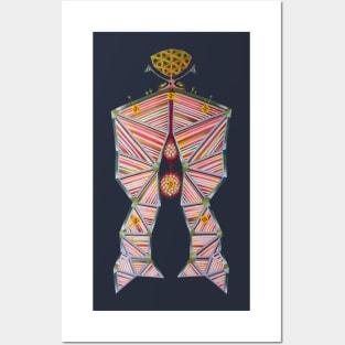 Geometric butterfly Posters and Art